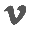 Black and white V logo, featuring a stylized letter V in a modern and minimalist design.