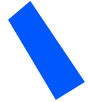 Symbolic blue rectangle on white background.