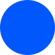Blue circle with white background