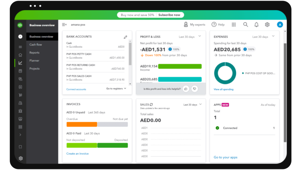 QuickBooks and pos integration